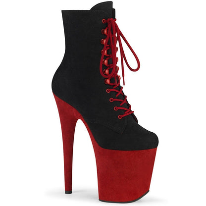 Seductive-A808 Exotic Boot | Black Faux Suede