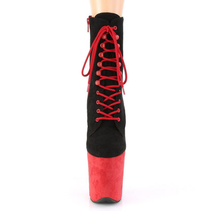 Seductive-A808 Exotic Boot | Black Faux Suede