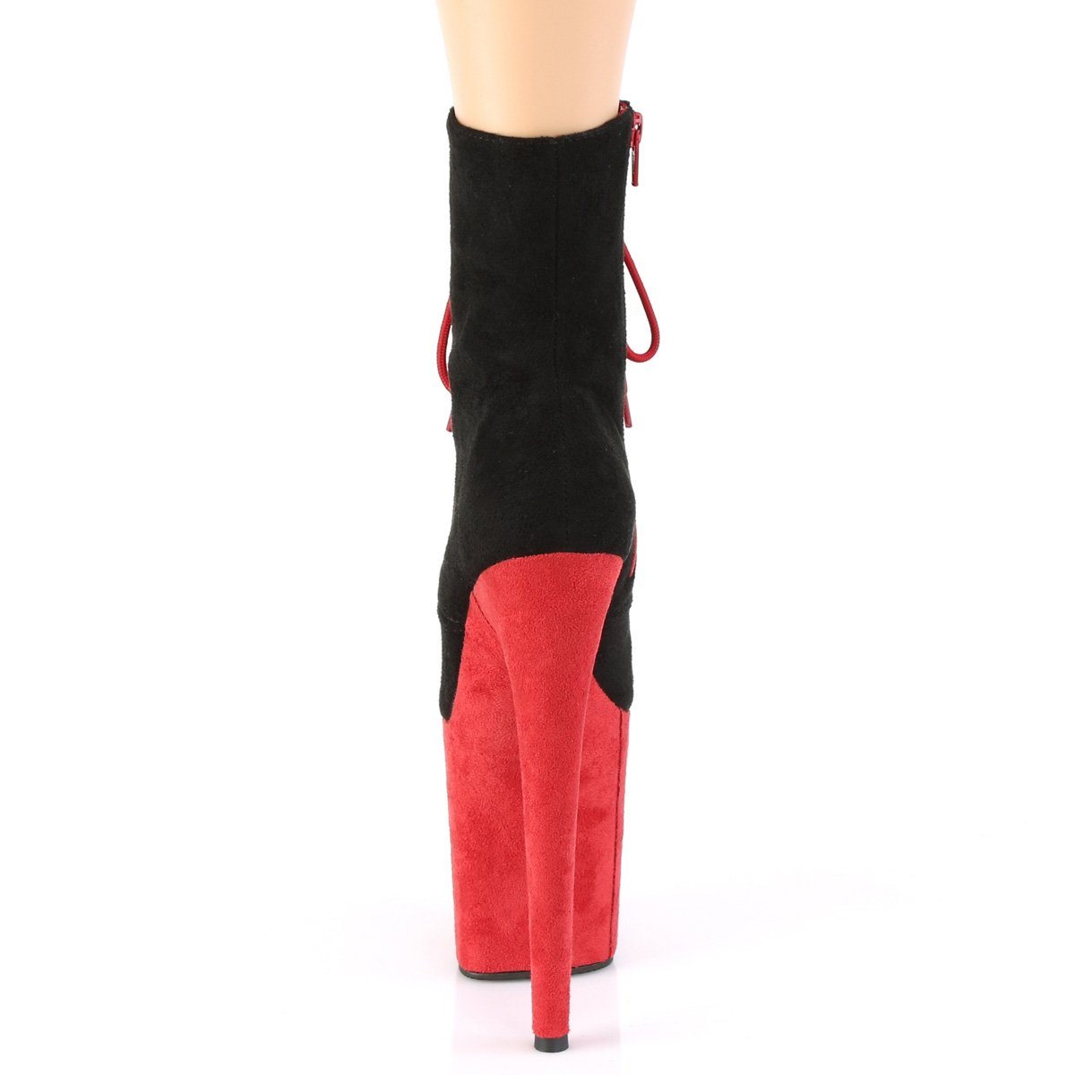 Seductive-A808 Exotic Boot | Black Faux Suede