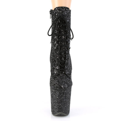 Seductive-A810 Exotic Boot | Black Glitter