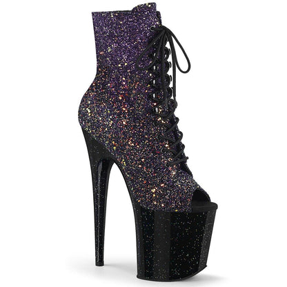 melancholy-1672 OMBG Exotic Boot | Purple Glitter