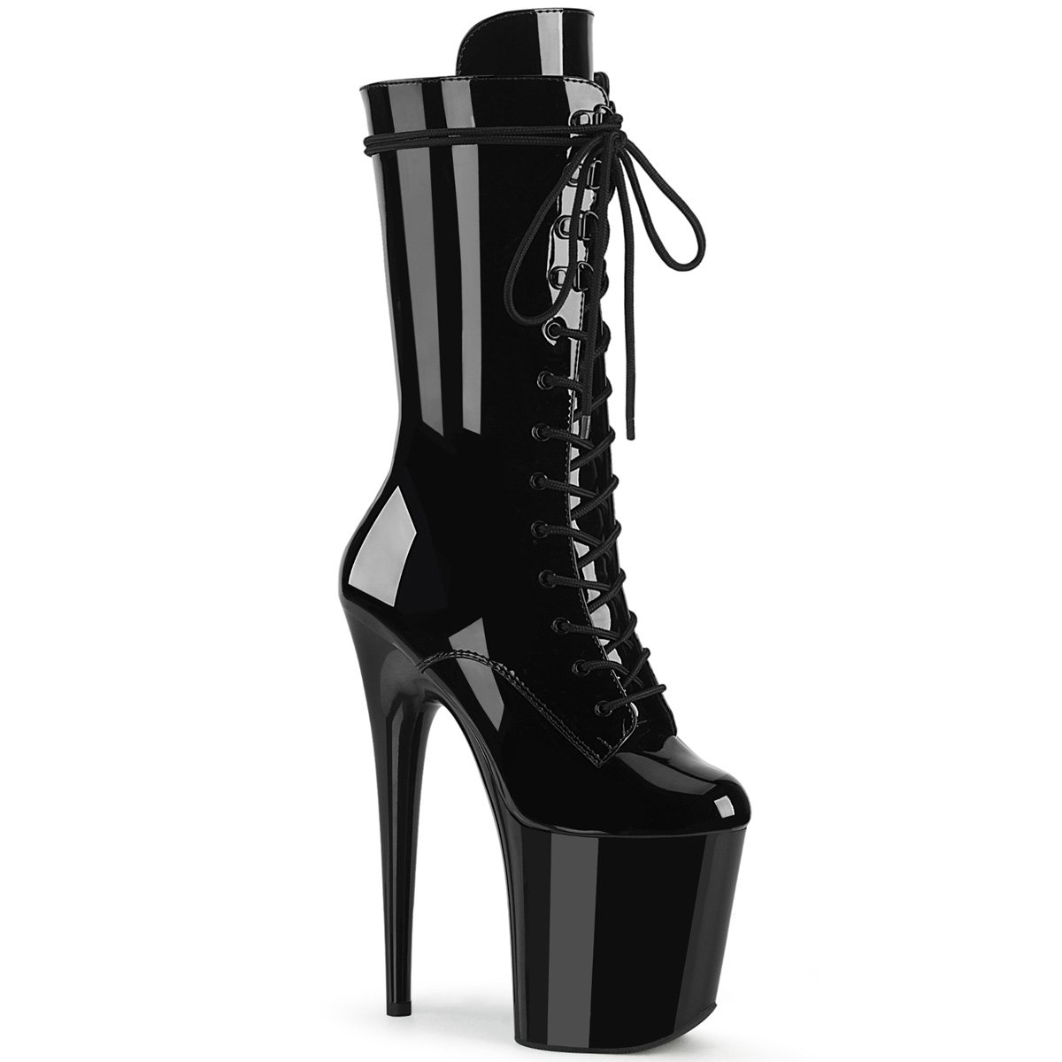 Seductive-1010 Exotic Boot | Black Patent