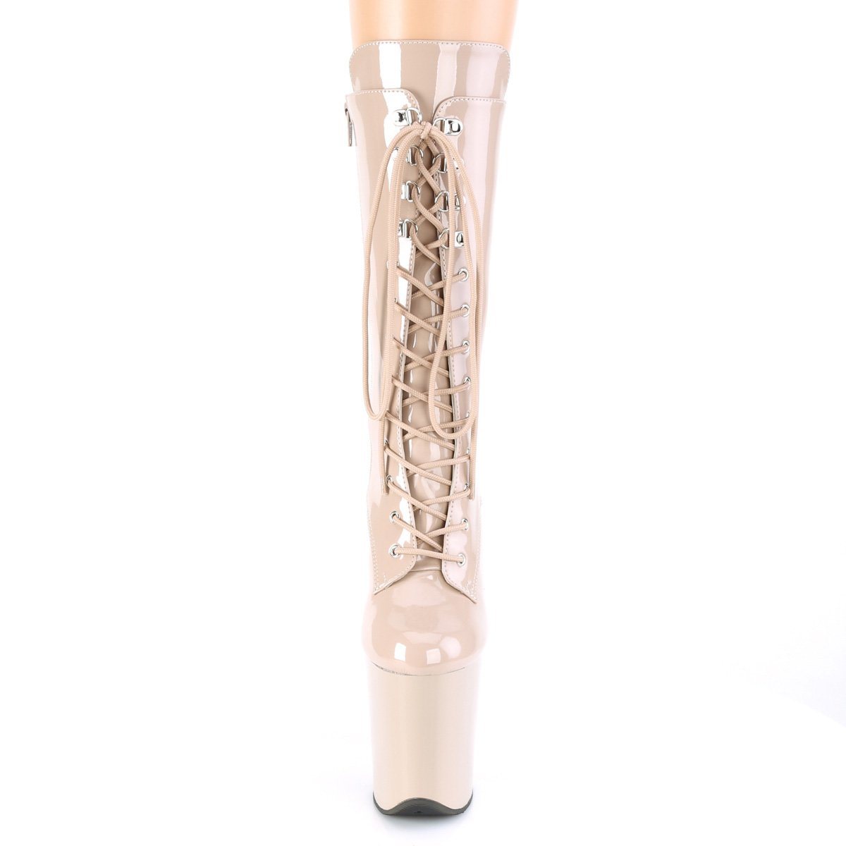 Seductive-6702 Exotic Boot | Nude Patent