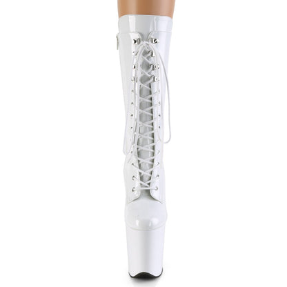 Seductive-6074 Exotic Boot | White Patent