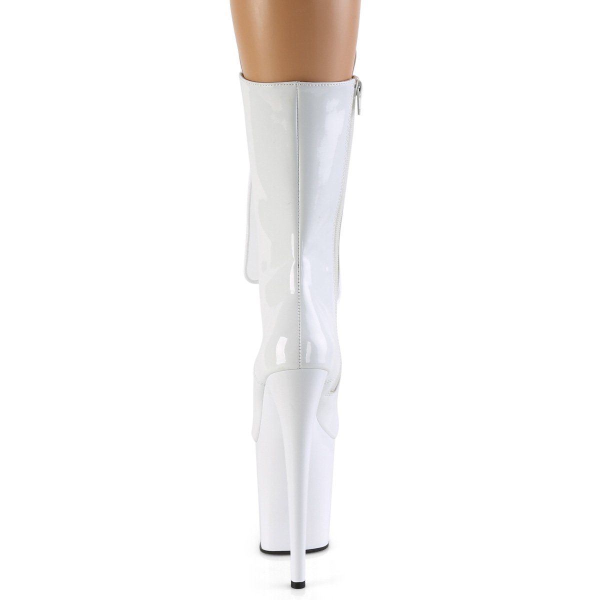 Seductive-6074 Exotic Boot | White Patent