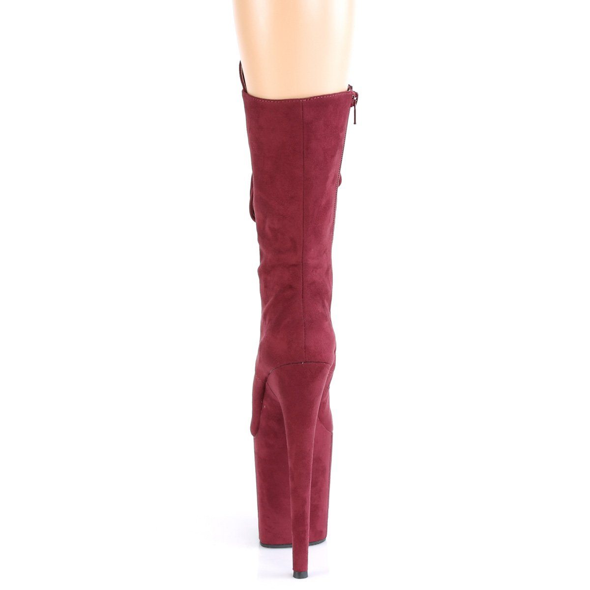 Seductive-1050FS Exotic Boot | Burgundy Faux Suede