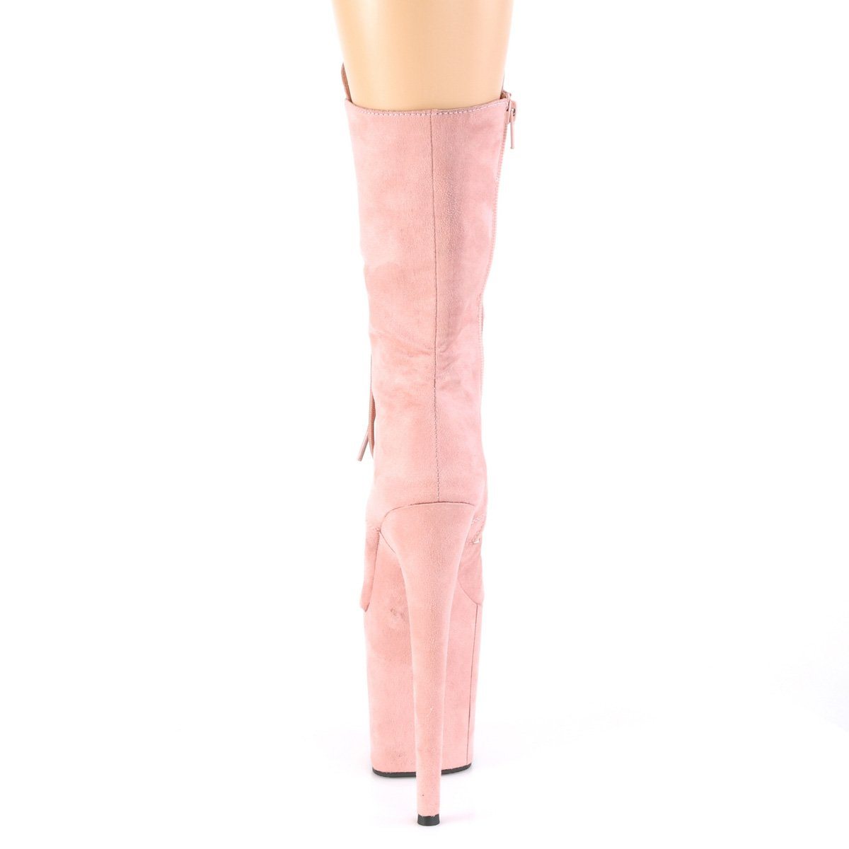 Seductive-1050 Exotic Boot | Pink Faux Suede