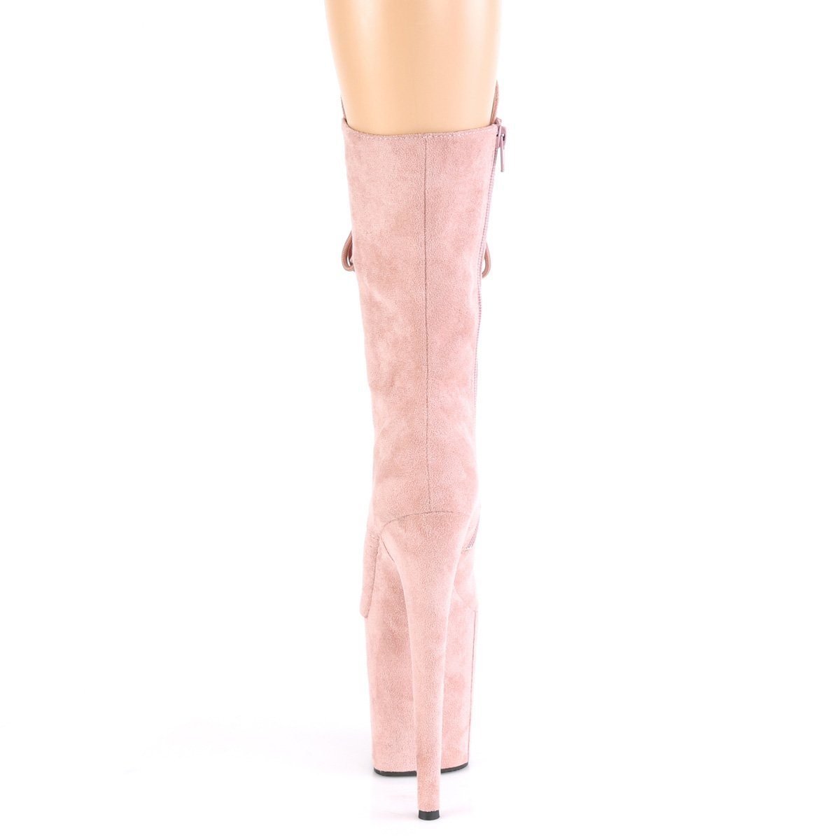 Seductive-1050FS Exotic Boot | RoseGold Faux Suede