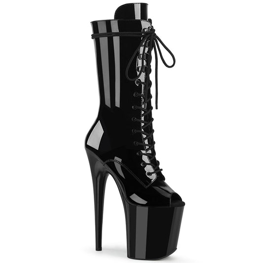 Seductive-1051 Exotic Boot | Black Patent