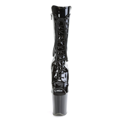 Seductive-1051 Exotic Boot | Black Patent