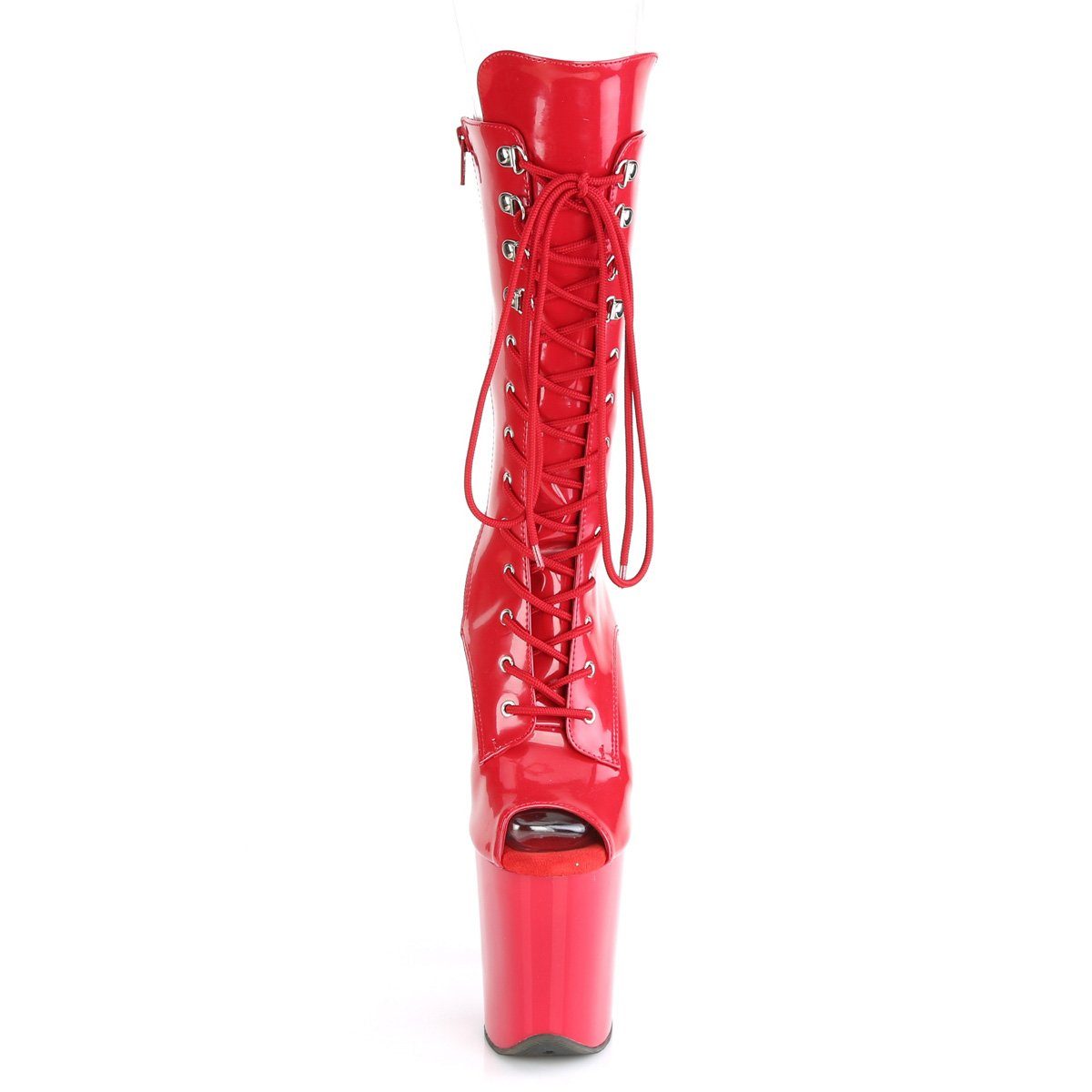 Seductive-1051 Exotic Boot | Red Patent