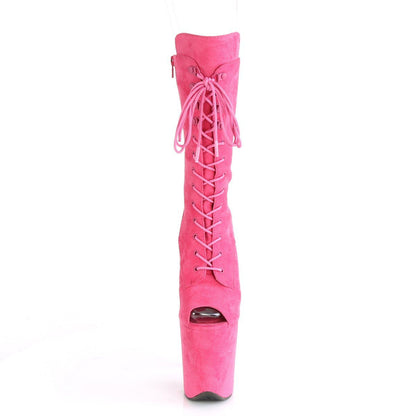 Seductive-1051FS Exotic Boot | Fuchsia Faux Suede