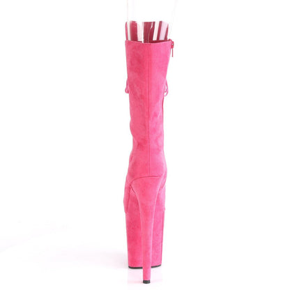 Seductive-1051FS Exotic Boot | Fuchsia Faux Suede