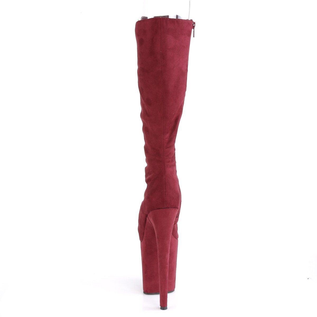 Seductive-2051FS Exotic Boot | Burgundy Faux Suede