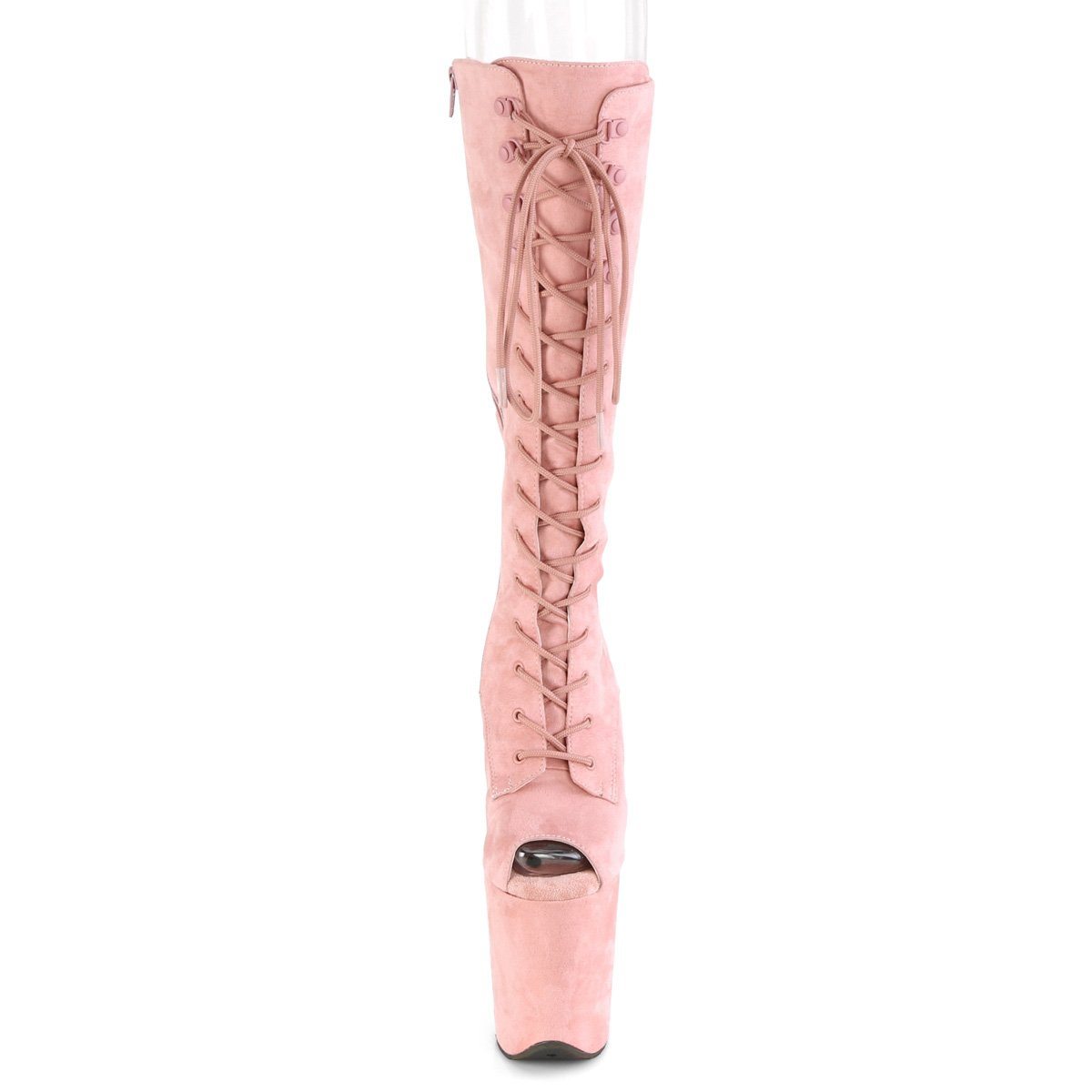 Seductive-2051FS Exotic Boot | Pink Faux Suede