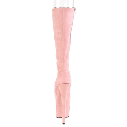 Seductive-2051FS Exotic Boot | Pink Faux Suede