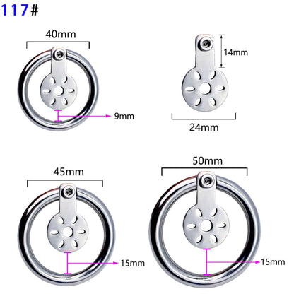 Flat Chastity Device CC104