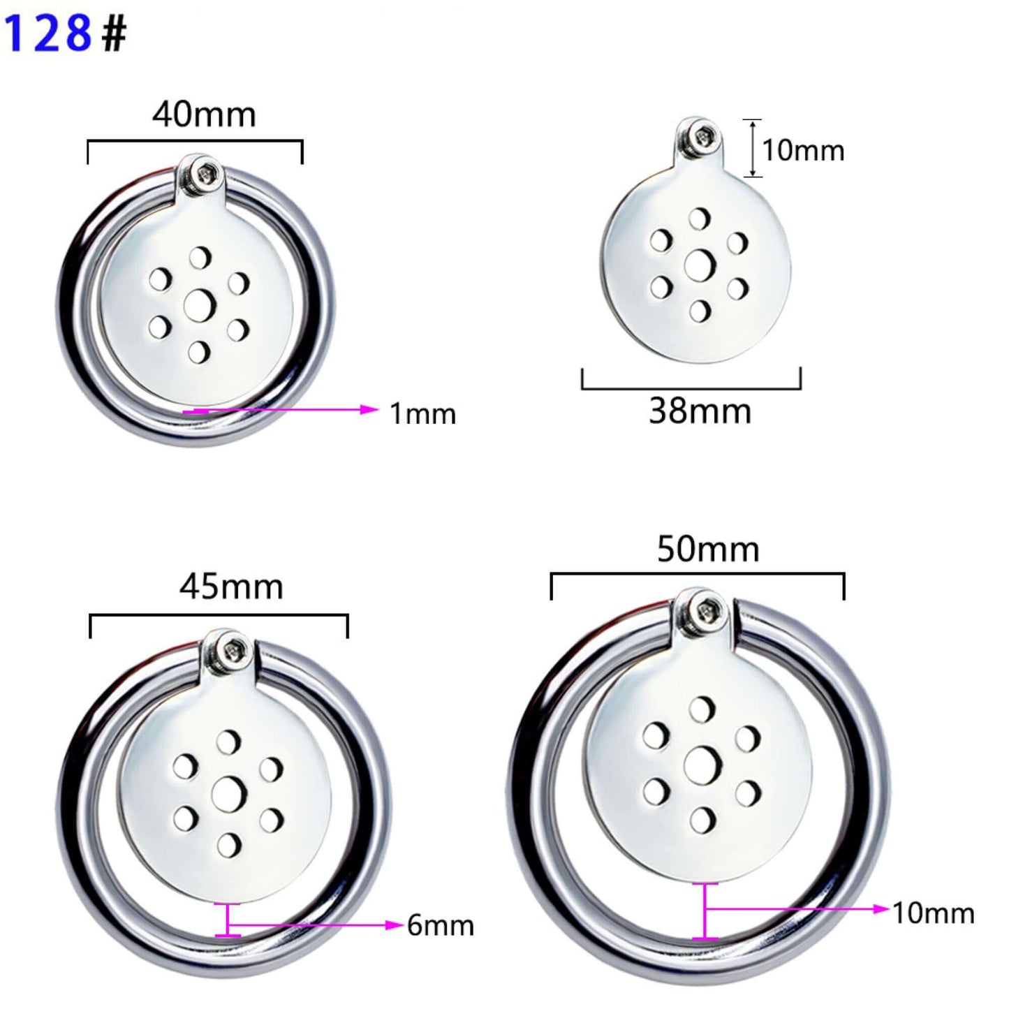 Flat Chastity Device CC104