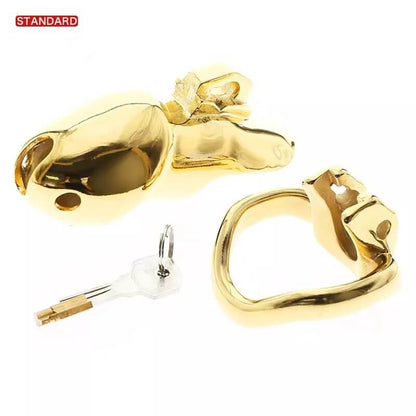 HTV3 Gold Chastity Cage