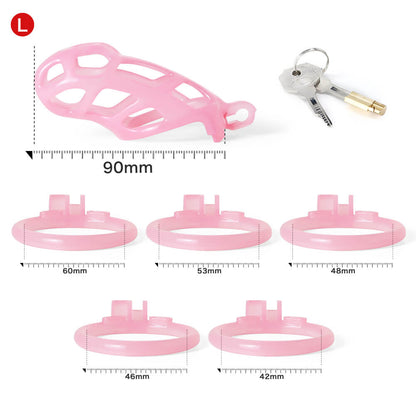 Ice Vision Design Pink Cobra Chastity Cage