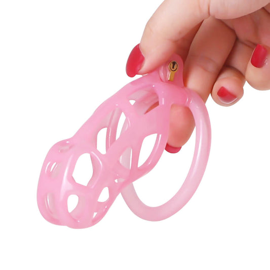 Ice Vision Design Pink Cobra Chastity Cage