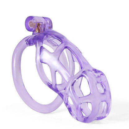 Ice Vision Desigh Purple Cobra Chastity Cage