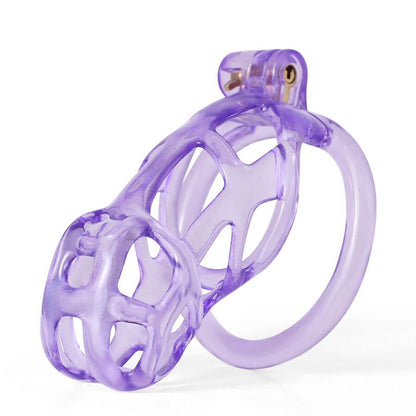 Ice Vision Desigh Purple Cobra Chastity Cage