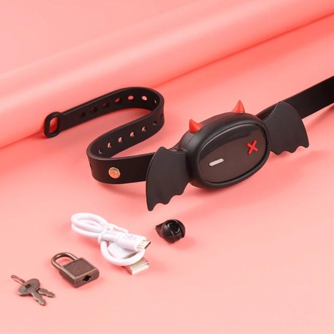 Qiui APP Remote Control Electric Shock Devil Collar Adjustable