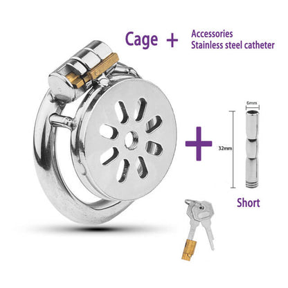 Loyalty Husband Flat Small Male Chastity Cage