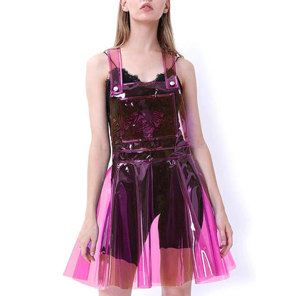 See Through Sissy Suspenders Dress