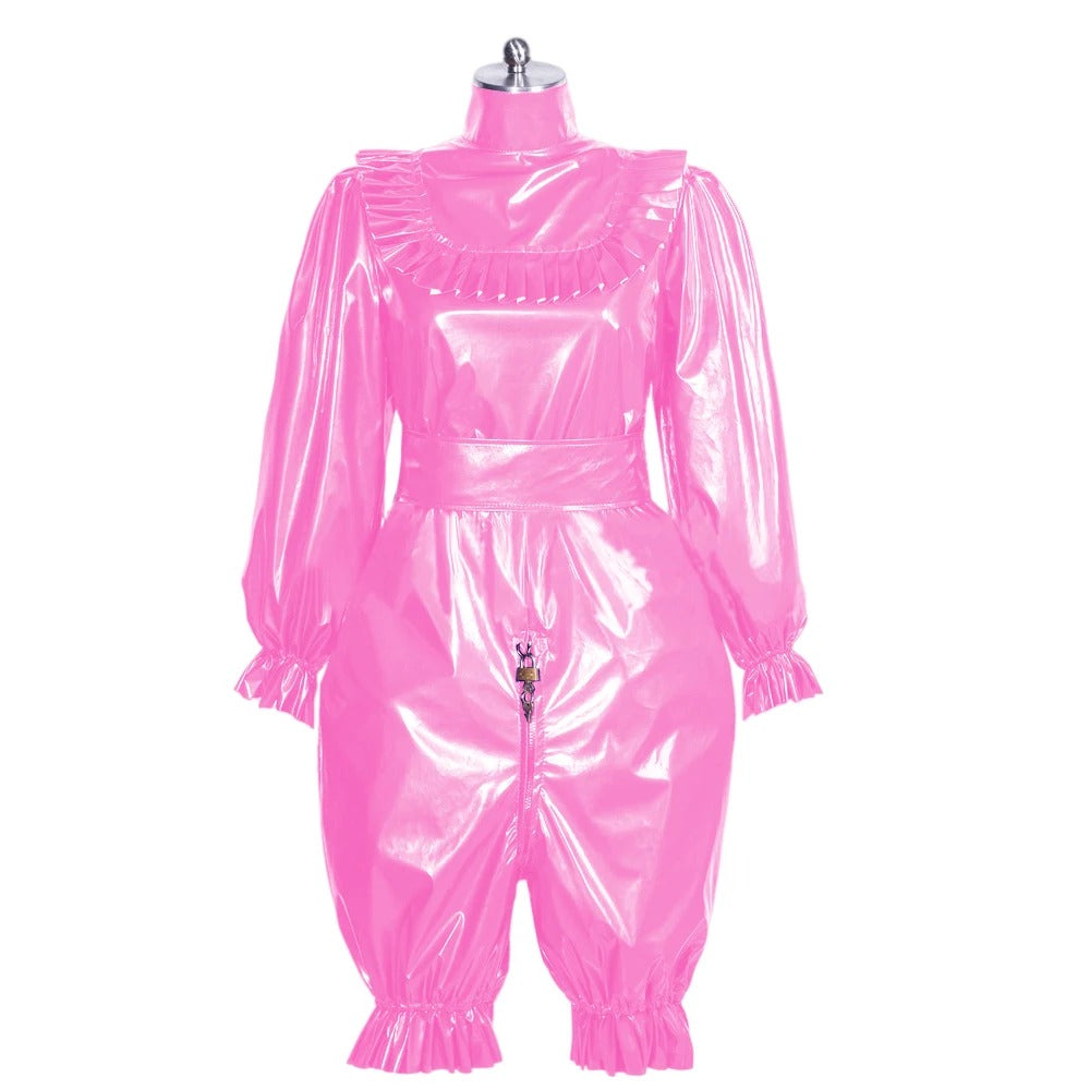 Lockable Sissy Maid Bodysuit