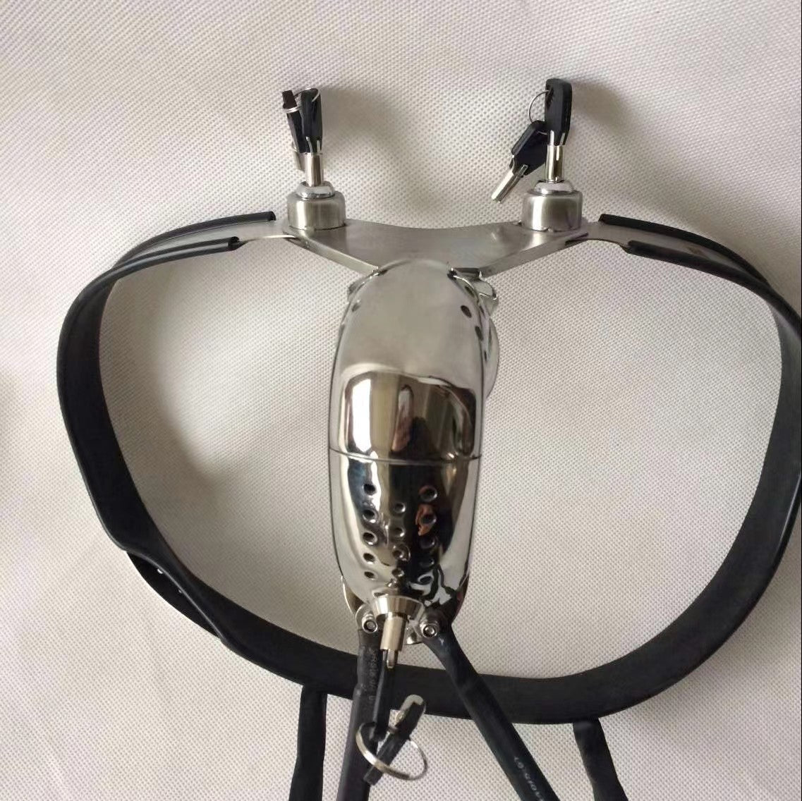 Male Chastity Belt 23 inches to 43 inches Waistline