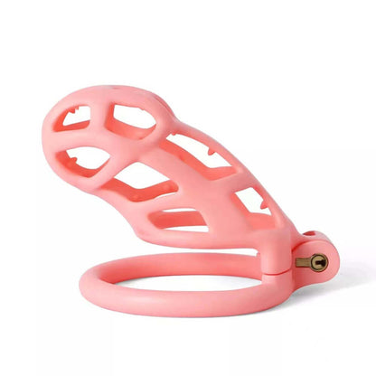 Mamba Spiked Pink Chastity Cage