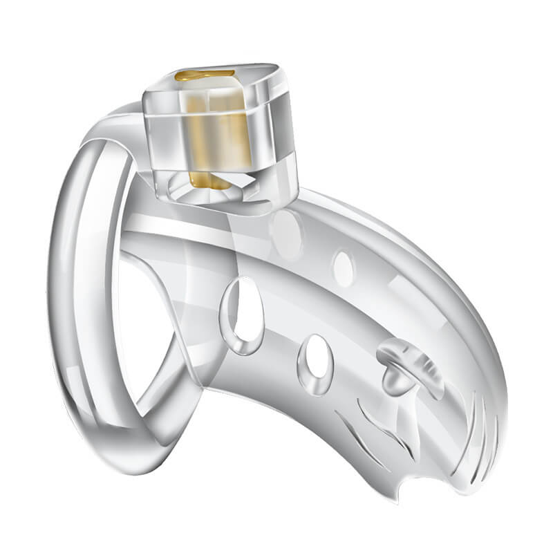 Breathable Chastity Cage With 3 Bondage Ring