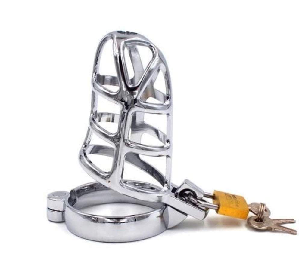 METAL CHASTITY CAGE COCK CAGE 2.76 INCHES LONG