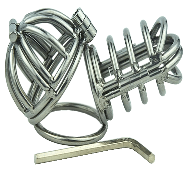 Metal Chastity Cock Cage 2.56 inches long