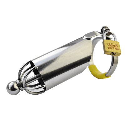 Metal Chastity Cock Cage 4 inches long