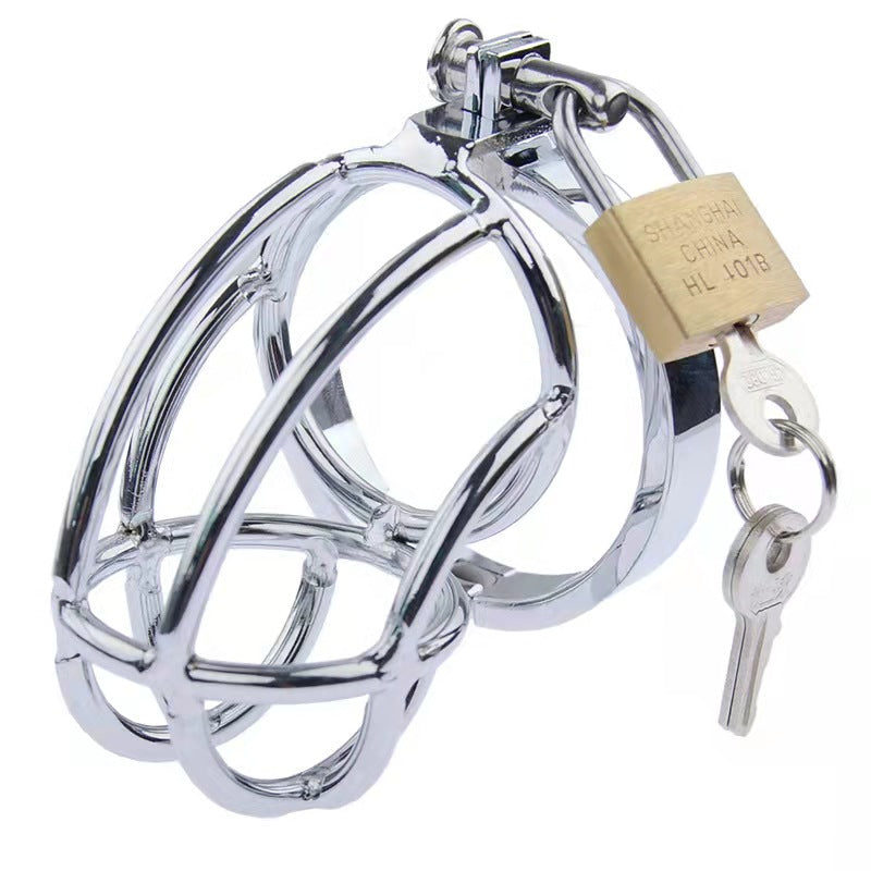 Captus Stainless Steel Locking Chastity Cage