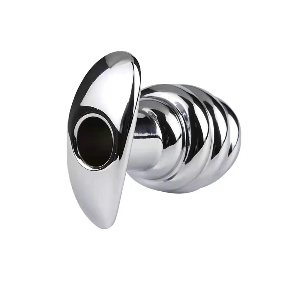 Metal Hollow Tunnel Anal Plug