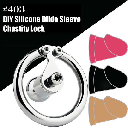 Negative #403 DIY Silicone Dildo Sleeve Chastity Cage