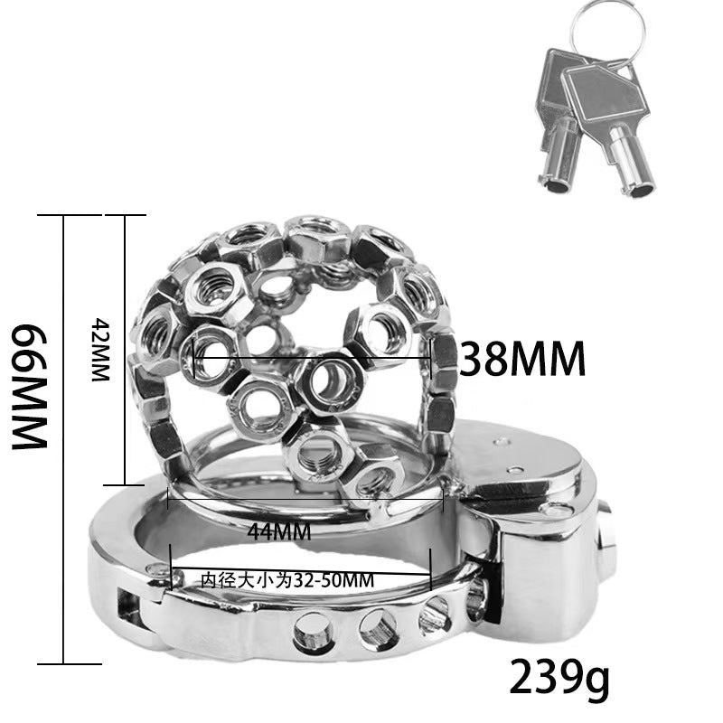 New BDSM #74 Adjustable Male Chastity Cage