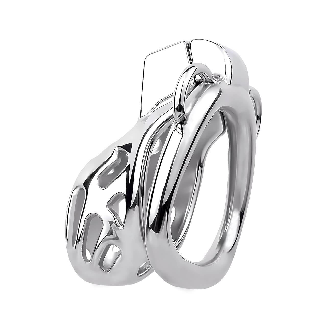 New Cobra Male Stainless Steel Chastity Cage