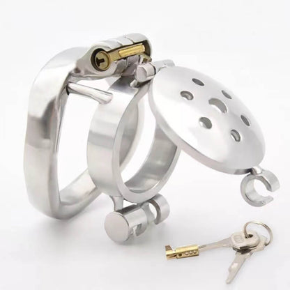 New Double Lock Flip Glans Cover Chastity Device