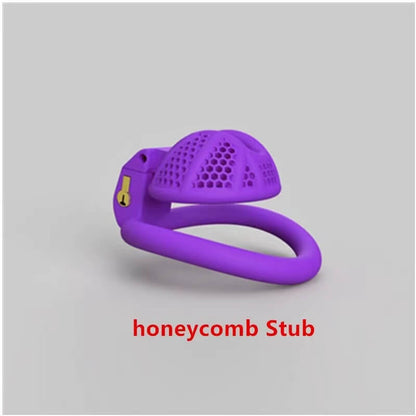 NEW Honeycomb Positive And Negative Chastity Device