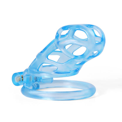 Ice Vision Desigh Blue Cobra Chastity Cage