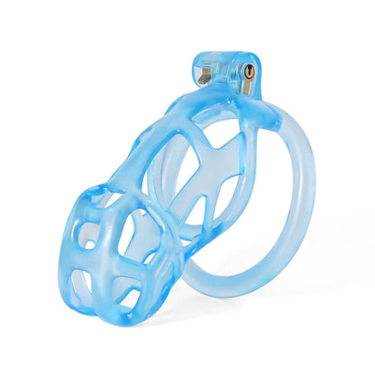 Ice Vision Desigh Blue Cobra Chastity Cage