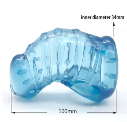 Soft Silicone Chastity Cage 3.94 inches long