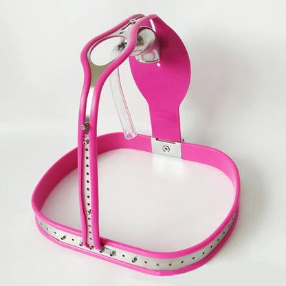 Pink Chastity Belt 23 to 43 inch For Men