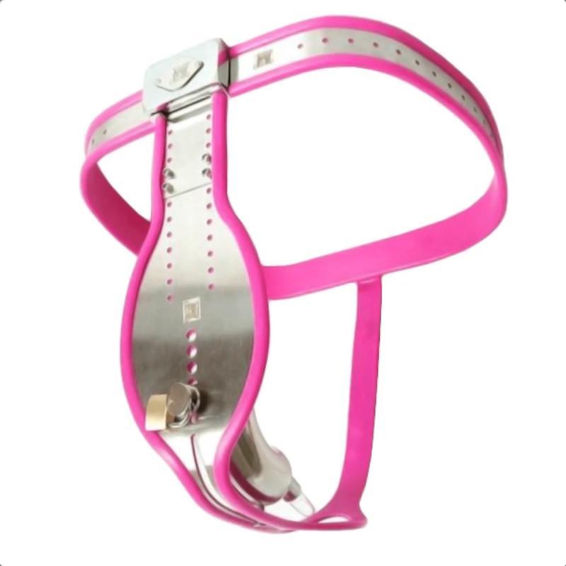 Pink Chastity Belt 23 to 43 inch For Men