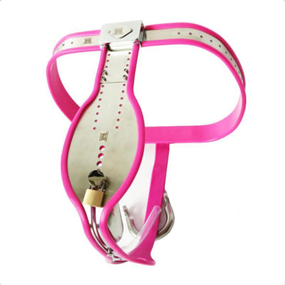 Pink Chastity Belt 23 to 43 inch For Men